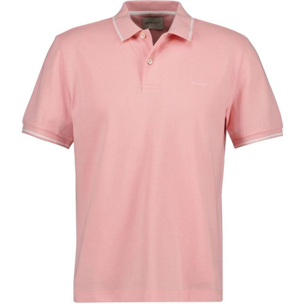 Gant Mens Regular Short-Sleeved Polo Shirt / Bubblegum Pink